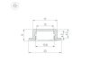 Профиль Arlight LINE-2308-F-2000 WHITE 044237(1)