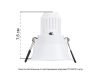 Встраиваемый светильник Arte Lamp Dash Mini A2764PL-1WH