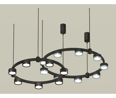 Комплект подвесного светильника Ambrella Light Techno Ring XR92091210 (A9209x2, C9238, C9242, N8113, N8133)