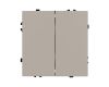 Выключатель проходной 2 кл софт-тач кашемир Arlight SWT-MKP2-SFPL-CA (250V, 10A) 059422(1)