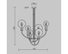 Потолочная люстра Maytoni Status MOD333PL-06BS