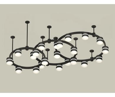 Комплект подвесного светильника Ambrella Light Techno Ring XR92222220 (A9222, A9227, C9233, C9242, C9238, C9232, N8445)