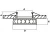 Встраиваемый светильник Lightstar Monilo 031702