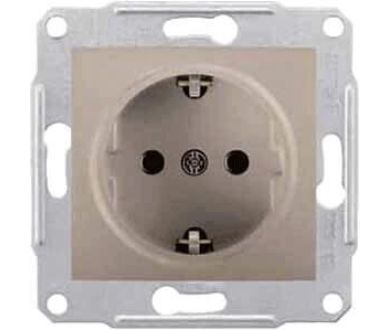 Розетка Schneider Electric Sedna с/з без шторок 16A 250V SDN3000568