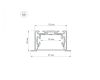Профиль с экраном Arlight S2-LINIA69-F-2500 ANOD+OPAL 021177