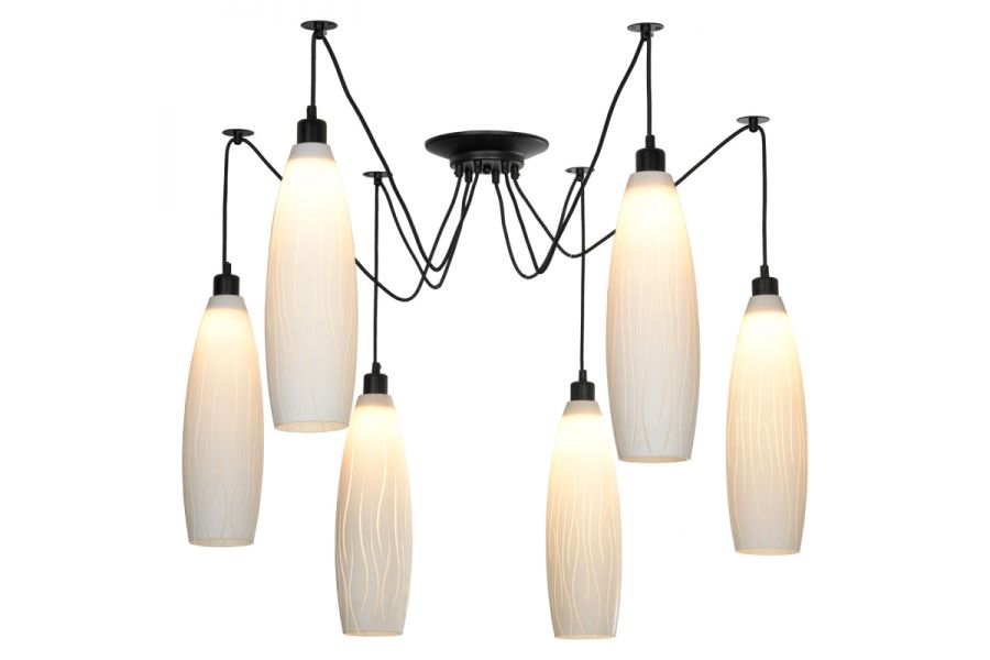 Подвесная люстра Lussole Loft Shirley LSP-8435