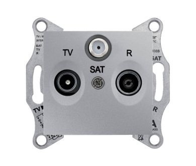 Розетка TV/R/SAT проходная Schneider Electric Sedna 8dB SDN3501260