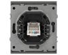 Розетка Эра Arktik 16-3107-06 информационная RJ45 графит Б0070479