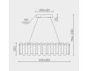 Подвесная люстра Modelux ML.6995.1000 BS