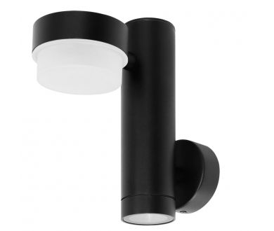 Уличный настенный светильник Arte Lamp Budapest A2362AL-2BK