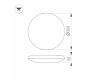 Потолочный светодиодный светильник Arlight CL-Frisbee-Motion-R300-18W Warm3000 030162