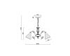 Подвесная люстра Myfar Amelie MR2761-5CP