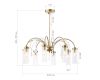 Люстра на штанге ST Luce Люминера SL1401.303.08