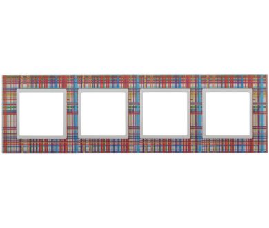 Купить Рамка на 4 поста Эра Elegance 14-5104-00 Рамка на 4 поста Эра Elegance 14-5104-00