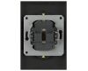 Розетка Эра Arktik 16-2104-05 двойная с заземлением 2X2P+E Schuko 16А-250В антрацит Б0070448