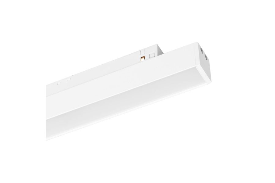 Трековый магнитный светильник Arlight MAG-ORIENT-FLAT-L800-27W Warm3000 (WH, 100 deg, 48V, DALI) (IP20 Металл) 060476