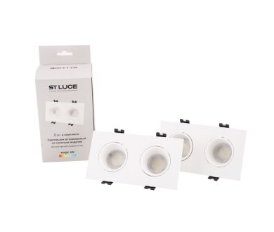 Купить Встраиваемый светильник со сменным модулем 2шт ST Luce ST906.508.02_2 Встраиваемый светильник со сменным модулем 2шт ST Luce ST906.508.02_2