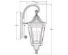 Уличный настенный светильник Feiss Cotswold lane FE-COTSLN2-L-BK