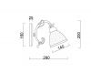Бра Myfar Amelie MR2760-1W