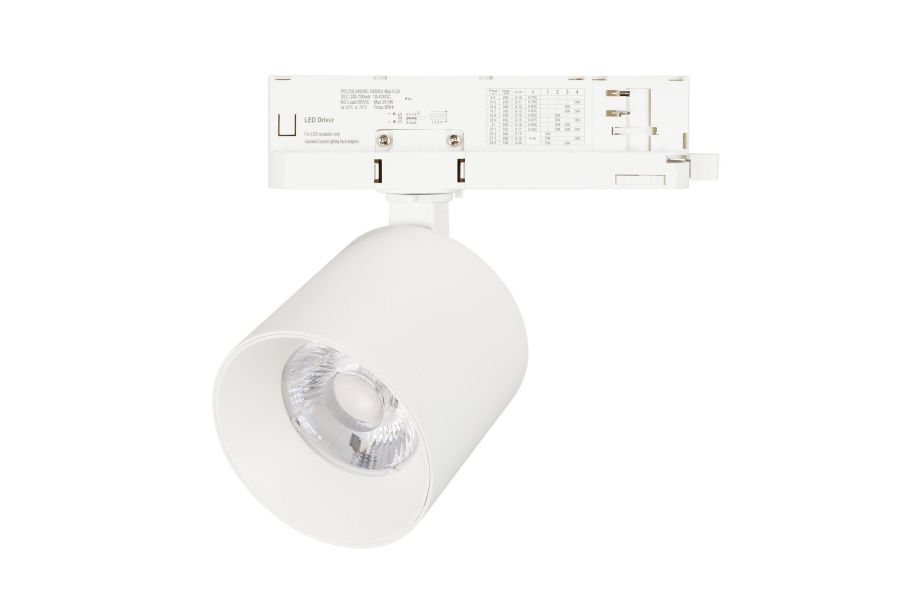 Трековый трехфазный светильник Arlight LGD-DYKE-4TR-R90-26W Day4000 (WH, 20 deg, 230V) 052147