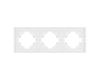 Рамка пластиковая на 3 поста Arlight FRM-TENDO-PL-3-WH 053843