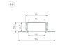 Профиль Arlight FANTOM-BENT-W49-SIDE-2000 ANOD 046423