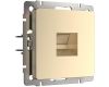 Розетка Werkel Ethernet RJ-45 шампань W1181011 4690389157479
