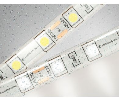 Светодиодная лента Ambrella Light LED Strip 12В 5050 14,4Вт/м 4500K 5м IP65 GS2102