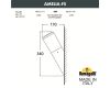 Уличный настенный светильник Fumagalli AMELIA-FS DR2.571.000.LYE27