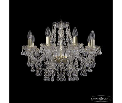 Подвесная люстра Bohemia Ivele Crystal 1409/8/195 G