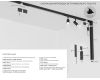 Шинопровод низковольтный накладной с торц. Заглушк. 2шт Ambrella Light Track System GL1915