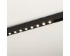 Трековый магнитный светильник Arlight MAG-DOTS-25-L600-18W Day4000 (BK, 30 deg, 24V, DALI) 046326