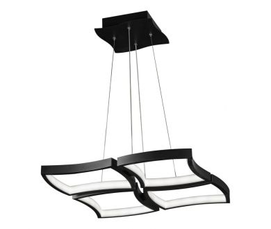 Подвесной светодиодный светильник iLedex Roomy 8196-4-D-T BK