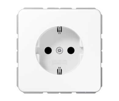 Розетка одноместная Jung CD1520NBFWW
