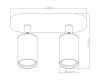 Спот Arte Lamp Aquarius A3226PL-2WH