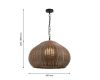 Подвесной светильник Favourite Wicker 4884-1P