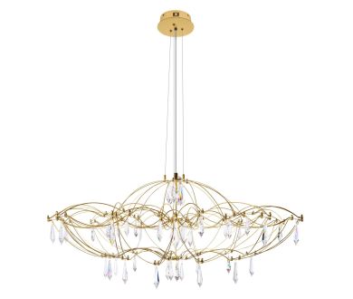 Подвесная люстра Loft IT Mira 10586/900 Gold Asfour