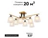 Потолочная люстра Escada Deutzia 2128/8P