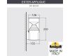 Уличный настенный светильник Fumagalli ESTER APPLIQUE DS1.562.000.WXD1L