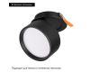 Встраиваемый спот Arlight LGD-POT-BUILT-R85-12W Day4000 (BK, 100 deg, 230V) 045783