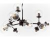 Люстра на штанге Lumina Deco Zodiak LDP 160-12 BK+PR