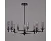 Люстра на штанге Illumico IL2216-9PLS-24 HIGHBALL
