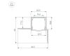Профиль Arlight FANTOM-W20-H20-EDGE-2000 ANOD 054184