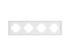 Рамка пластиковая на 4 поста Arlight FRM-TENDO-SFPL-4-GD 054663