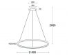 Подвесная люстра Italline IT013-6028 white 3000K