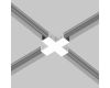 Коннектор X-образный для профиля Maytoni Elasity IP O-TR001-CC-W