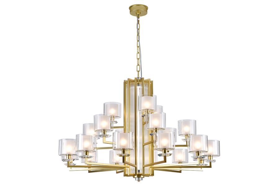 Подвесная люстра Newport 4412+6+3/C mat.gold М0071516