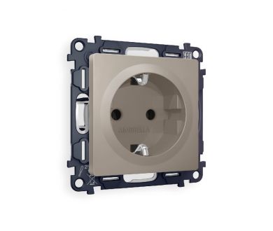 Купить Комплект механизма розетки с/з на винтовых зажимах Ambrella Volt Alfa MA366010 Комплект механизма розетки с/з на винтовых зажимах Ambrella Volt Alfa MA366010