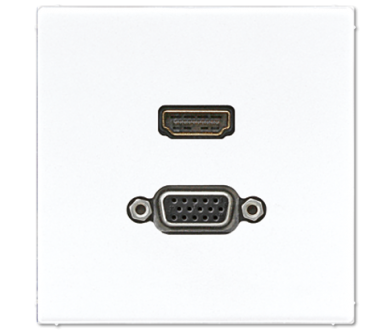 Купить Розетка HDMI/VGA Jung MALS1173WW Розетка HDMI/VGA Jung MALS1173WW