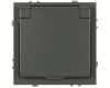 Розетка Эра Galaxy 15-2103-06 c заземлением 2P+E Schuko со шторками с крышкой 16А-250В IP20 графит Б0070668